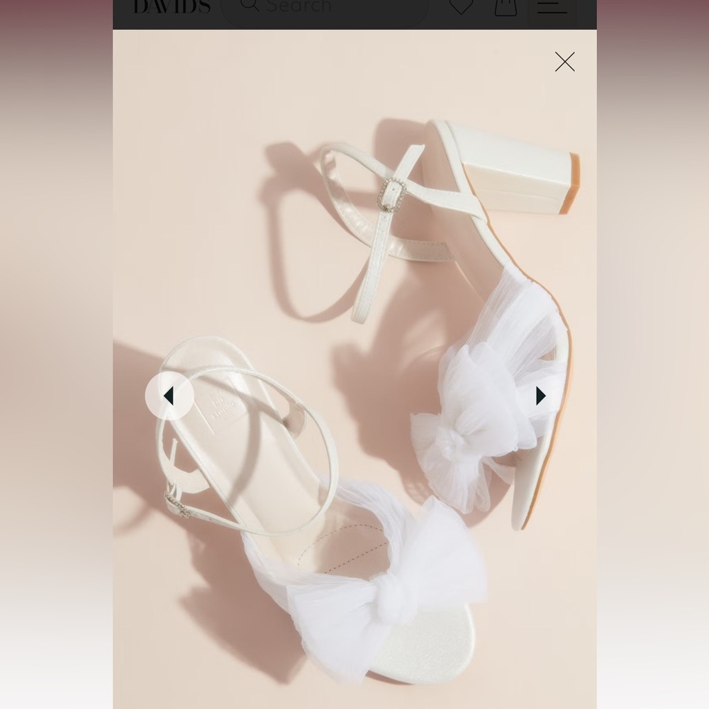 Brand New David’s Bridal Mavis Bridal Heel